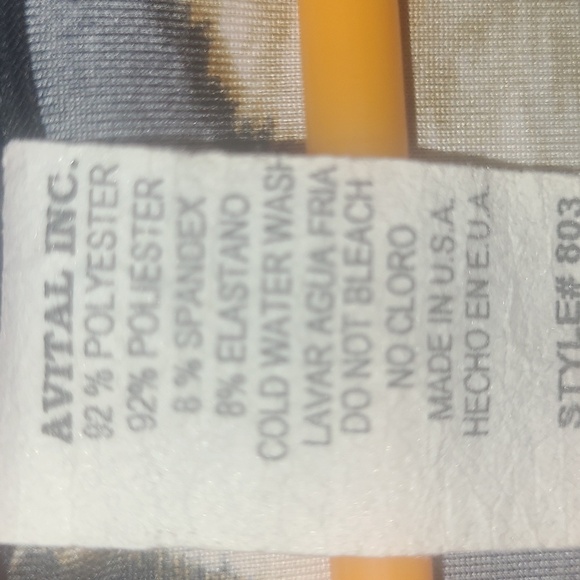 Jungle Animal Print Midi Dress Tan Black stretch 3/4 long sleeve v neck Rouched - Picture 11 of 11